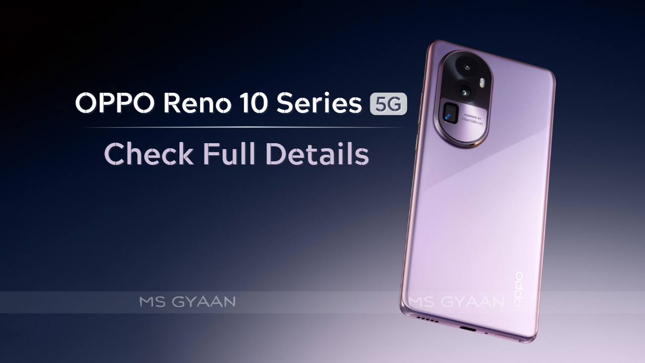 OPPO Reno 10 Series is launching soon in India